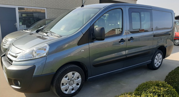  VERKOCHT Citroen Jumpy dubbel cabine lichte vracht 6 plaatsen